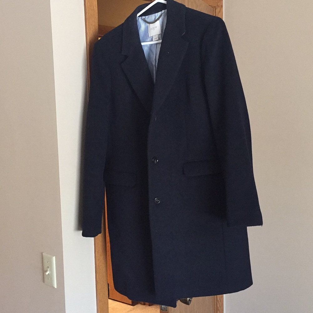 Jcrew factory BNNT, navy blue topcoat.
